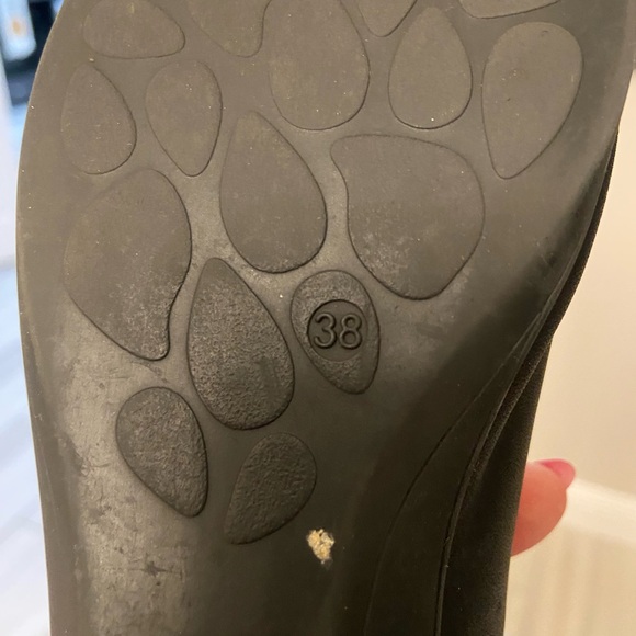 Cloud Footwear Polka Dot Loafers - Black and Cream - Picture 9 of 10